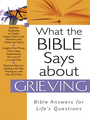 cover image of What The Bible Says About Grieving
